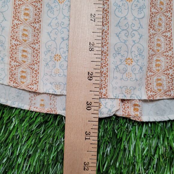 Vintage 70s Grants Mens Disco Shirt Mens L Funky Geometric Print USA - Picture 8 of 11